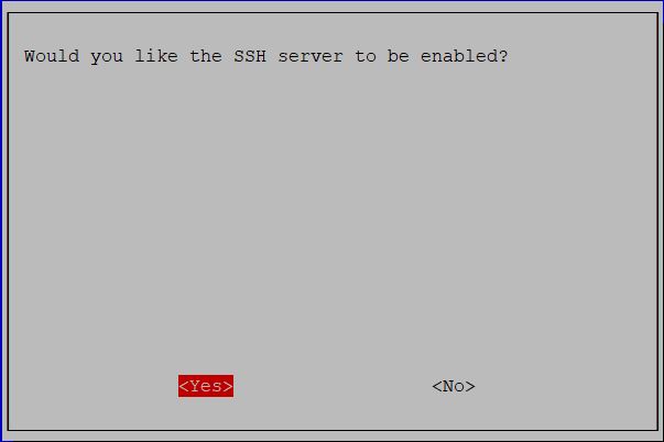 Raspi-config part 3 Raspi-configuration window