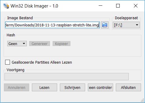 Allows to read and write linux images to SD cards. Win32DiskImagerWindow